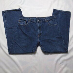LEVIS mens JEANS blue BOOTCUT denim DARK WASH cowboy 517 SIZE 38X30